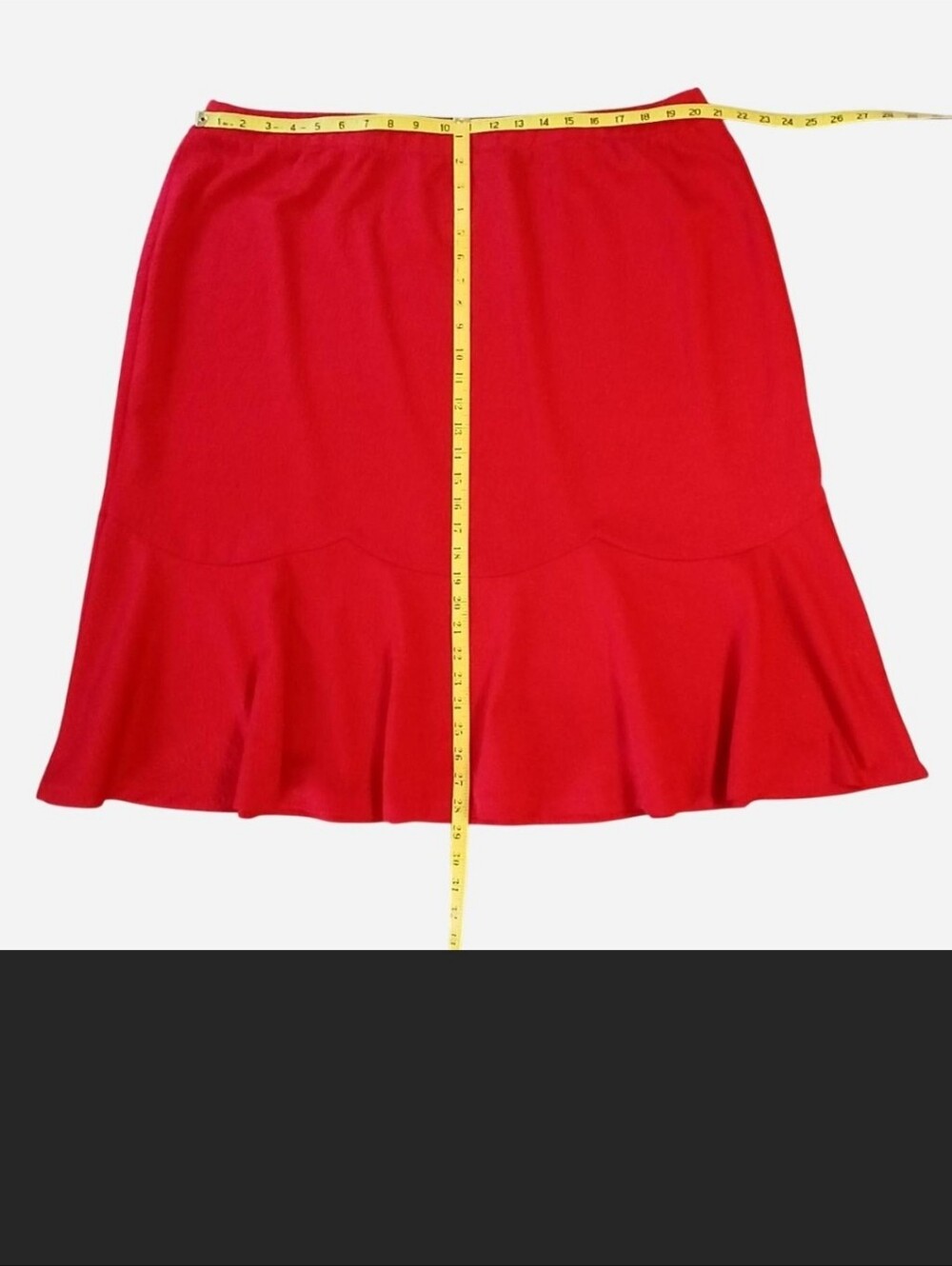 Cato Women's Size 22-24 Tiered Skirt Textured Red - Picture 6 of 7